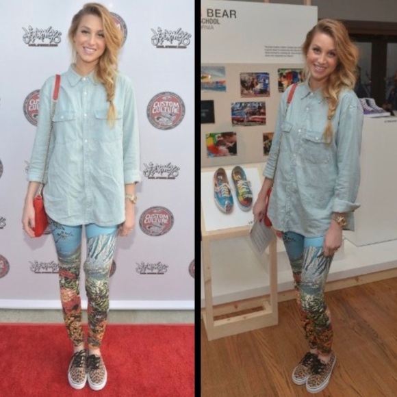 MOTHER Multicolor Scenic Print Jeans - Picture 3 of 8